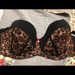 Parfait Bra 40G leopard print & black